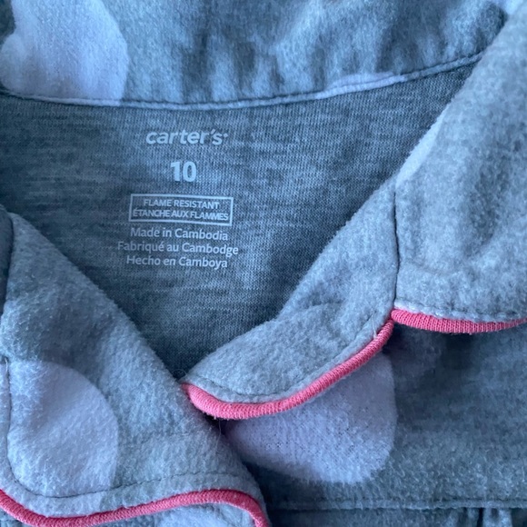 Carter’s size 10 girl’s sleepset - Picture 4 of 5
